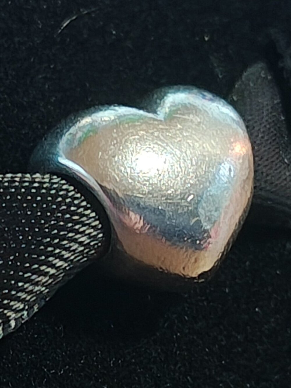 Authentic Pandora Large Smooth Heart Charm 790137 - Picture 3 of 7